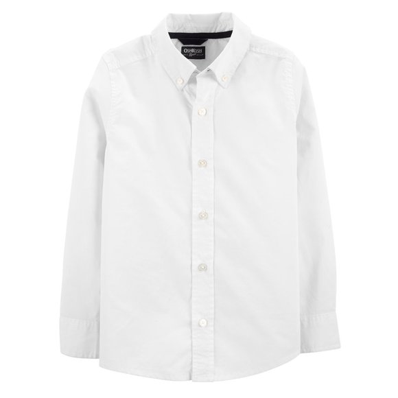 OshKosh B'gosh Shirts & Tops Oshkosh Kid White Button Down Shirt
